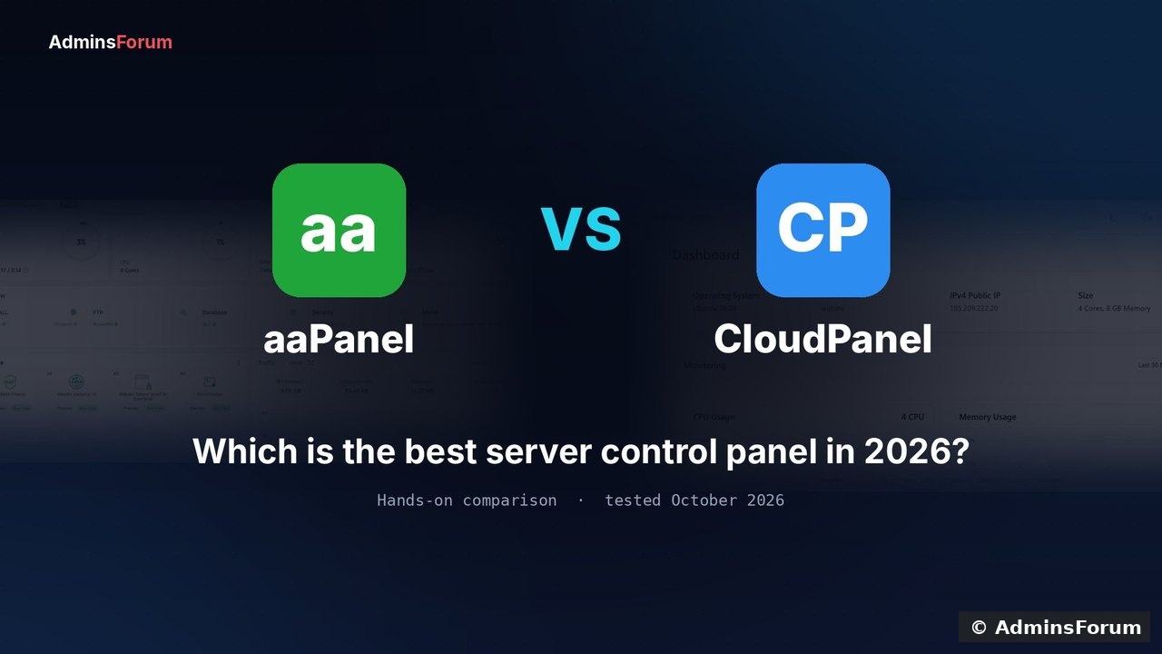 afcmp 01 aapanel vs cloudpanel