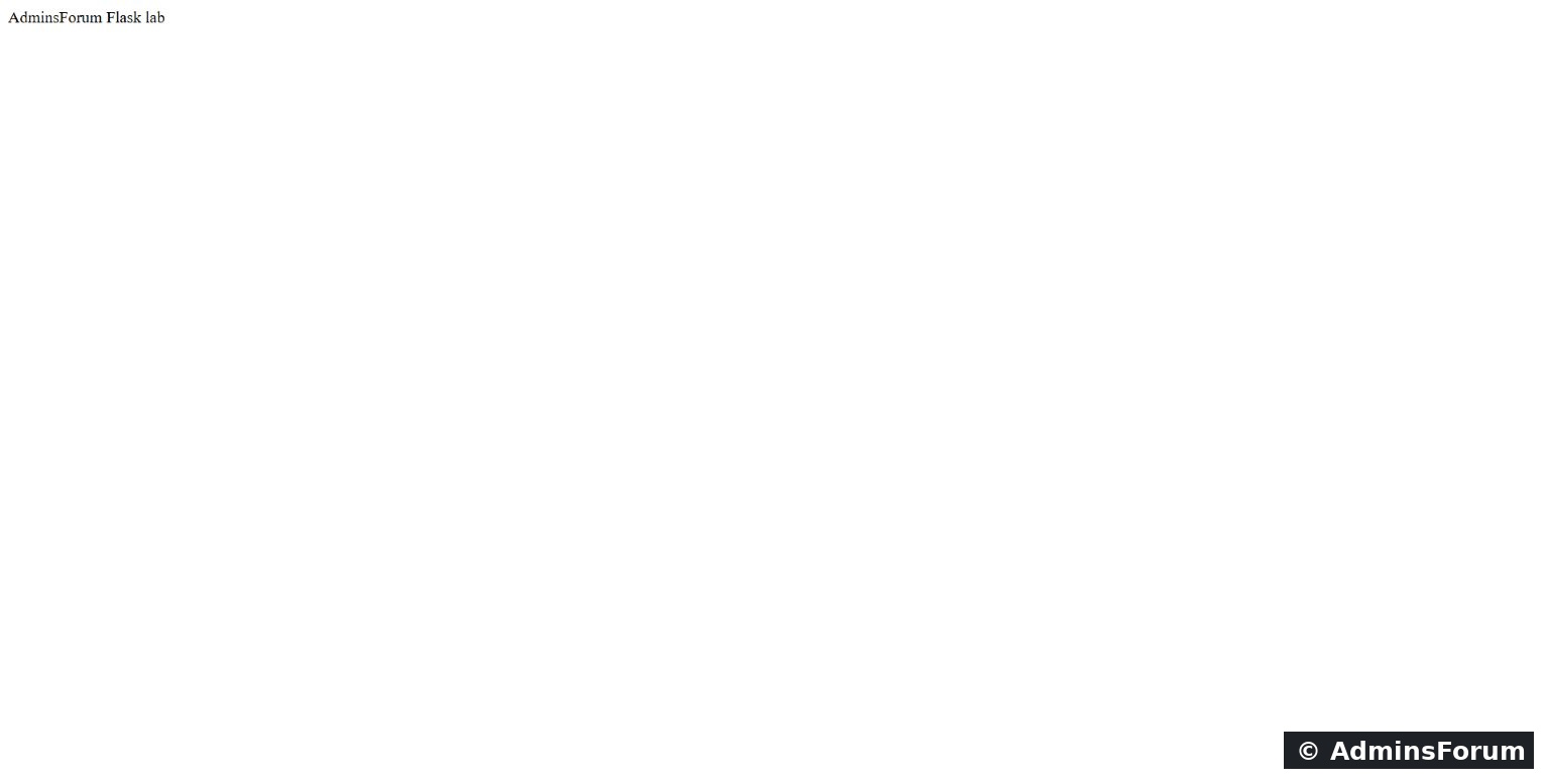 The public HTTPS hostname serves the expected Flask lab response.