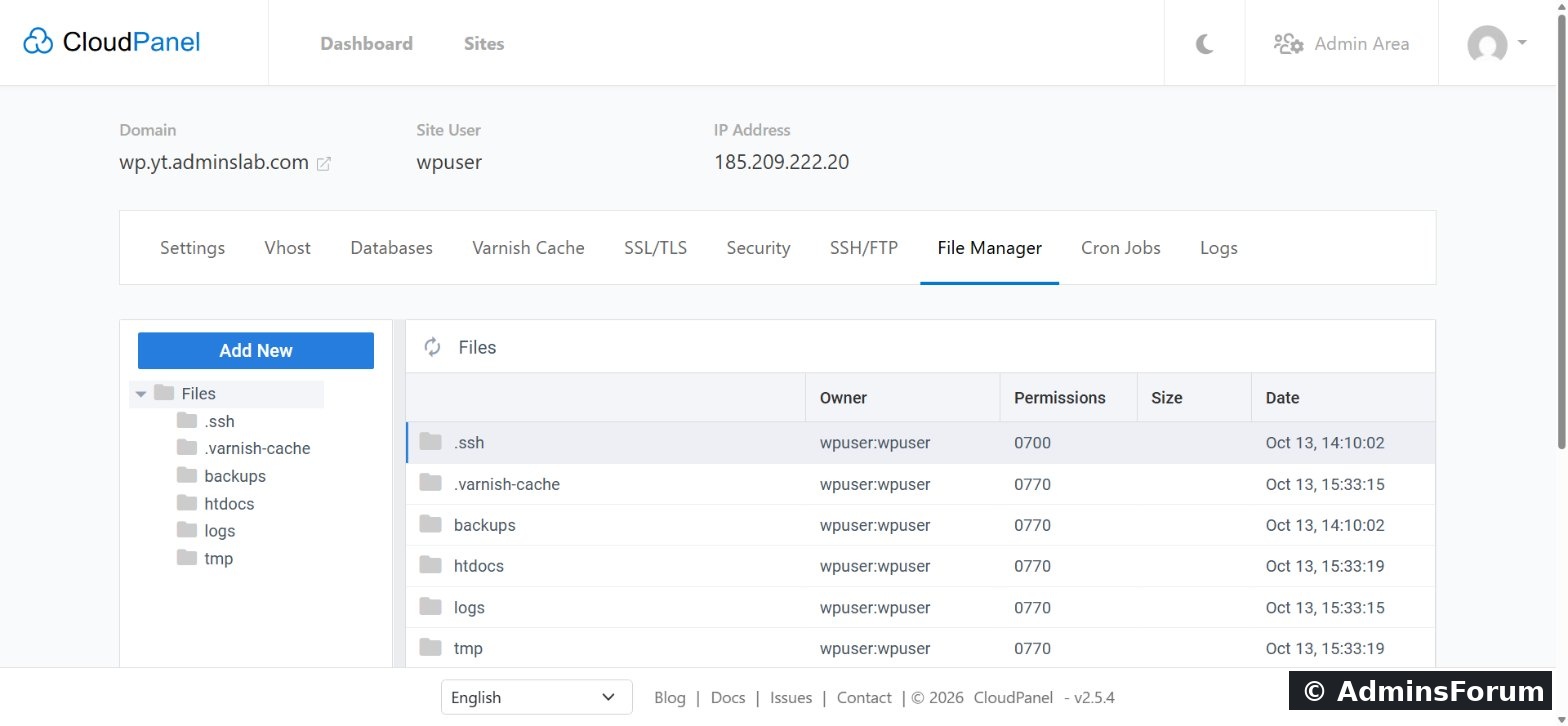 cpf 11 file manager