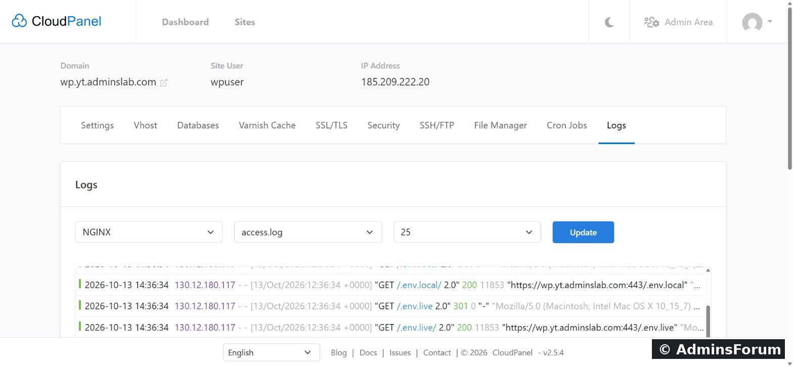 cpf 13 logs