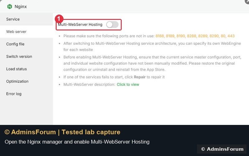 multiweb enable branded